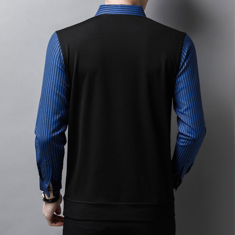 Camisa Masculina con Rayas Contemporary